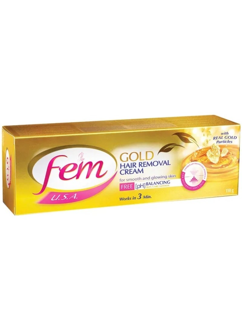 Fem Hair Removal Cream with Gold - 110 G