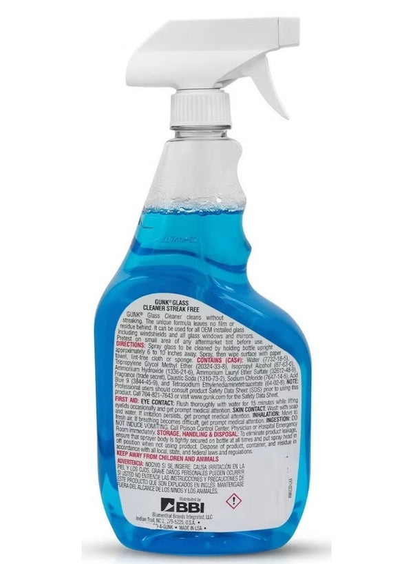 Gunk Glass Cleaner with Trigger Sprayer 975 ML