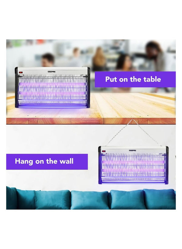 GEEPAS Electric Bug Killer with Ultra Violet Tubes