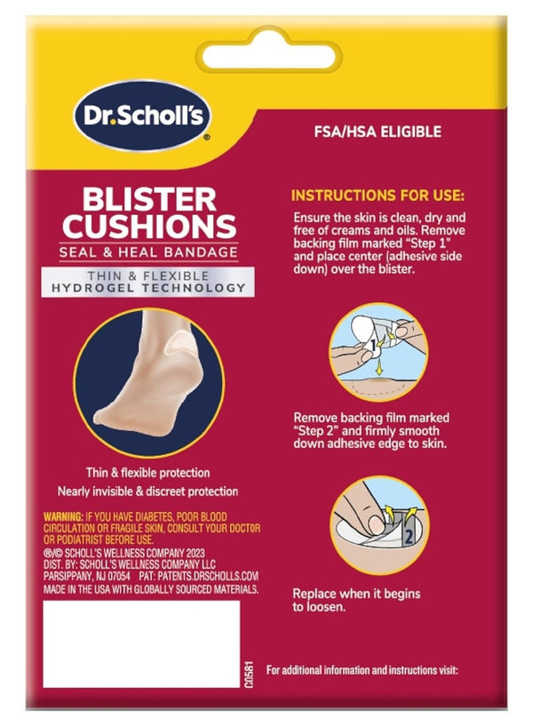 Dr. Scholl's Blister Cushions for Pain Relief
