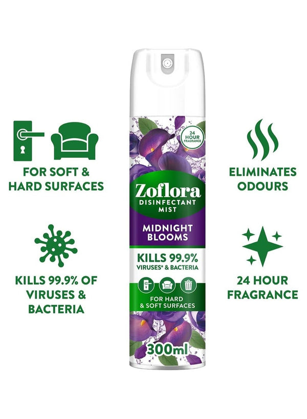 Zoflora Midnight Blooms Aerosol 300 ML