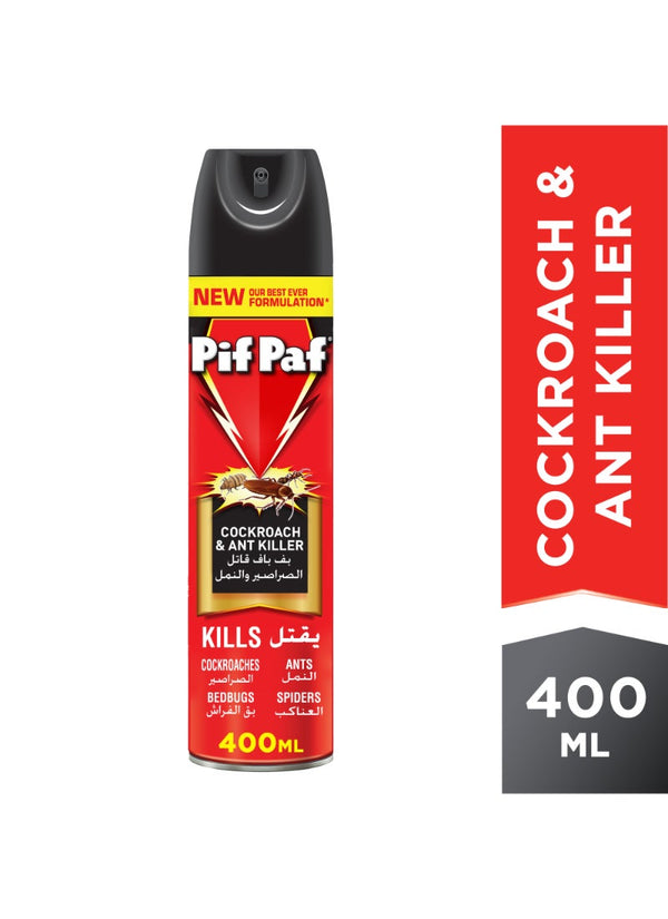 Pif Paf Cockroach And Ant Killer Spray 400ml