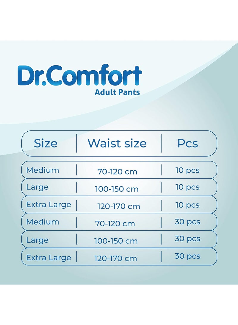 Dr. Comfort Extra Large Adult Diaper Pants