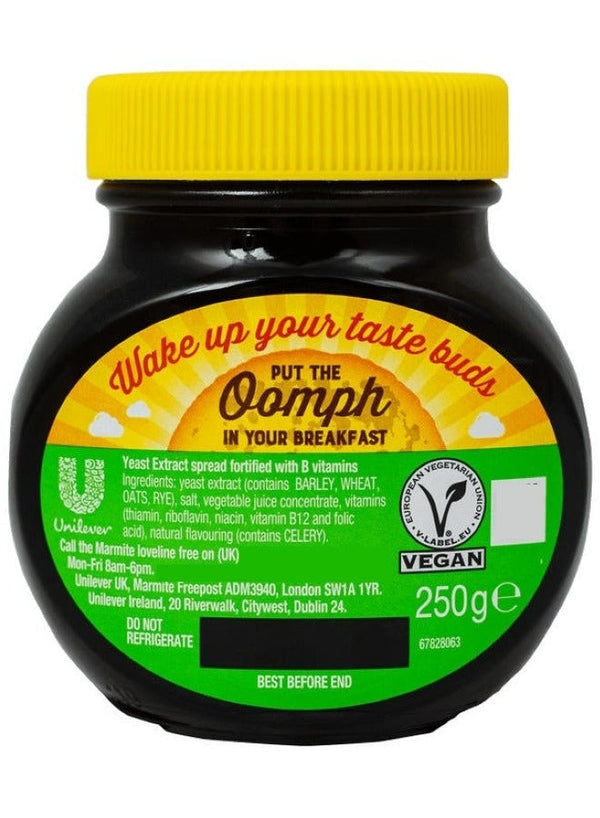 Marmite Yeast Extract 250g - Premium Breakfast Spread
