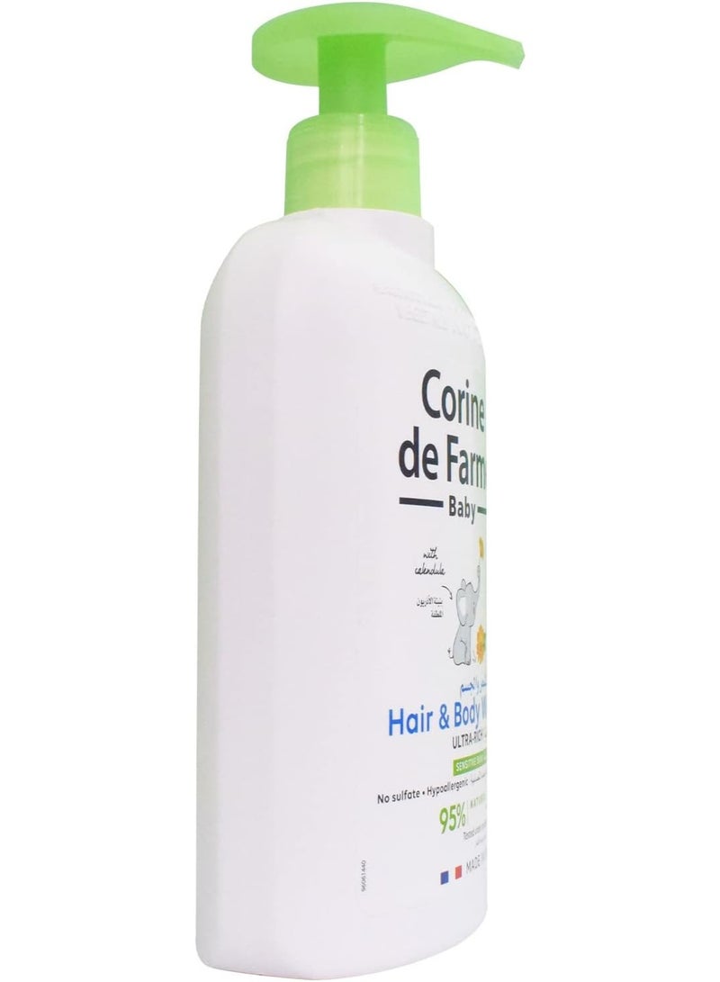 Corine De Farme Baby Hair & Body Wash - 500 ML