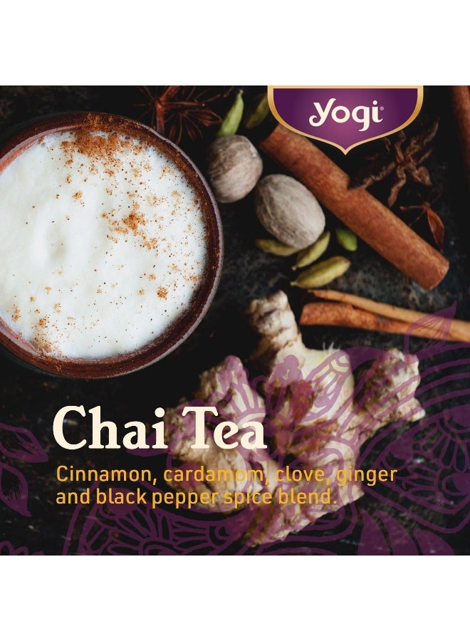 YOGI Chai Rooibos Tea Bags, Caffeine Free