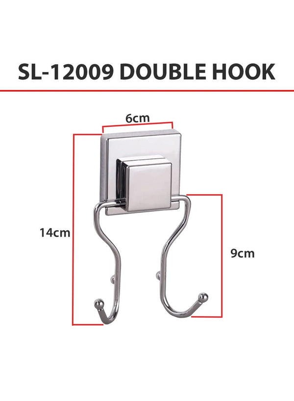 Smartloc Vacuum Suction Hook Silver - Premium Quality