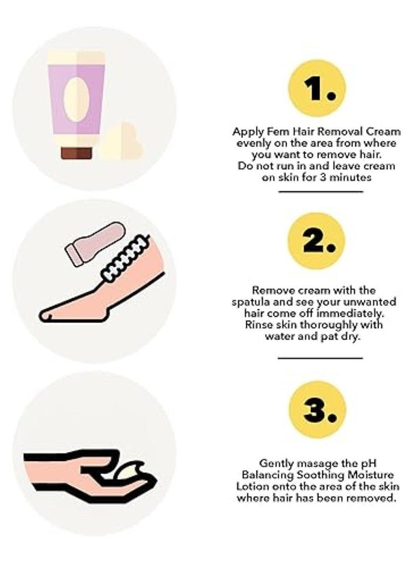 Fem Hair Removal Cream with Gold - 110 G