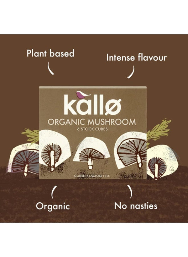 Organic Mushroom Stock Cubes by Kallo