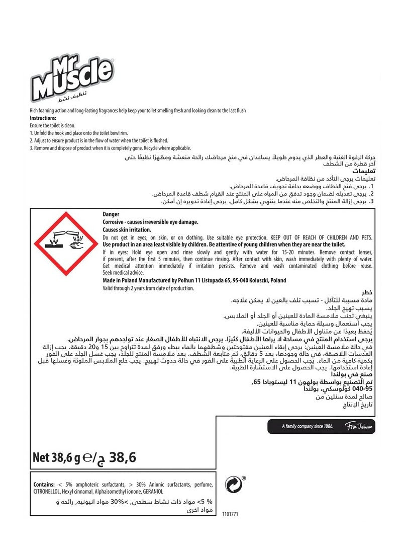 Mr Muscle Toilet Rim Block Citrus Freshness