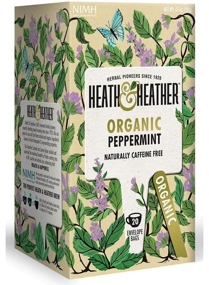 bags heath, cup offers, dry place, heath & heather, herbal tea, natural ingredients, one tea, organic peppermint, organic peppermint herbal, peppermint herbal, peppermint herbal tea, place one, store tea, tea bag, tea bags