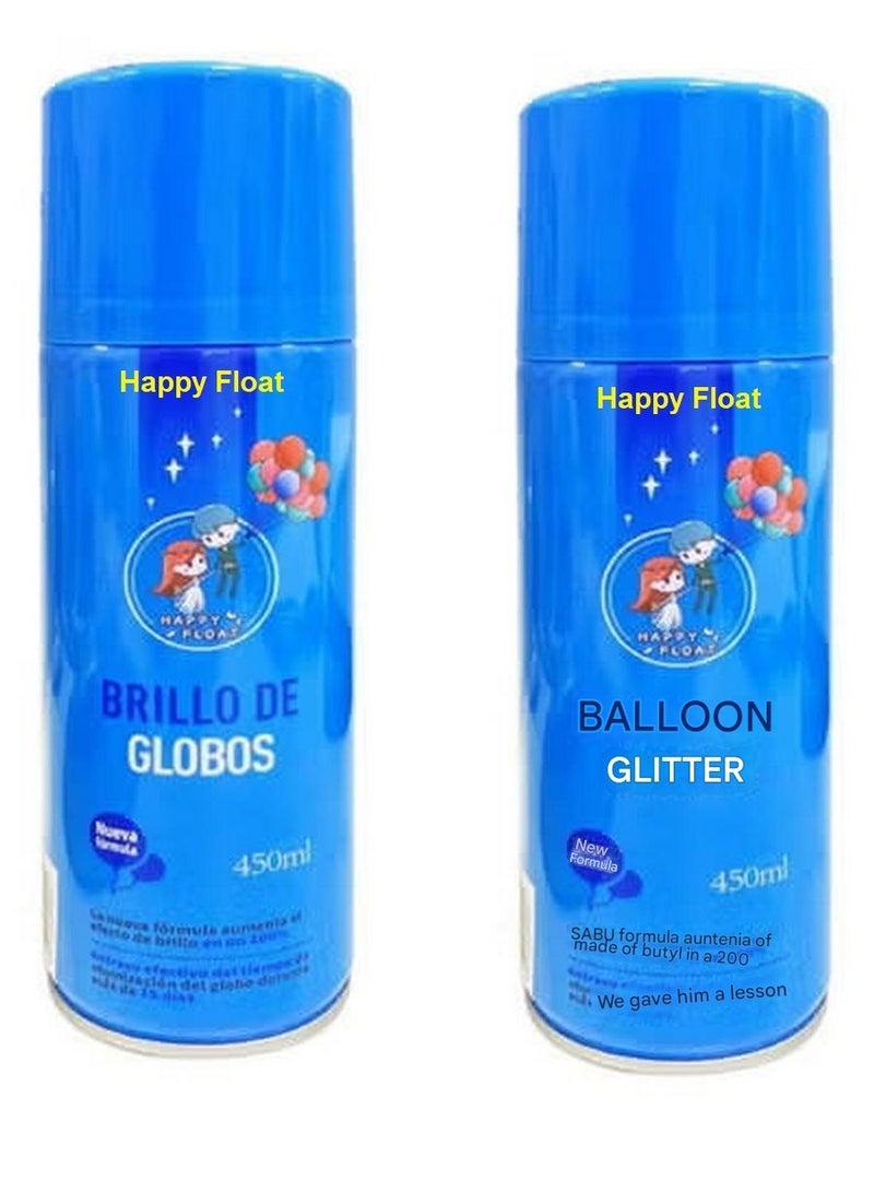 HAPPY FLOAT Balloon Glitter Spray 450 ML