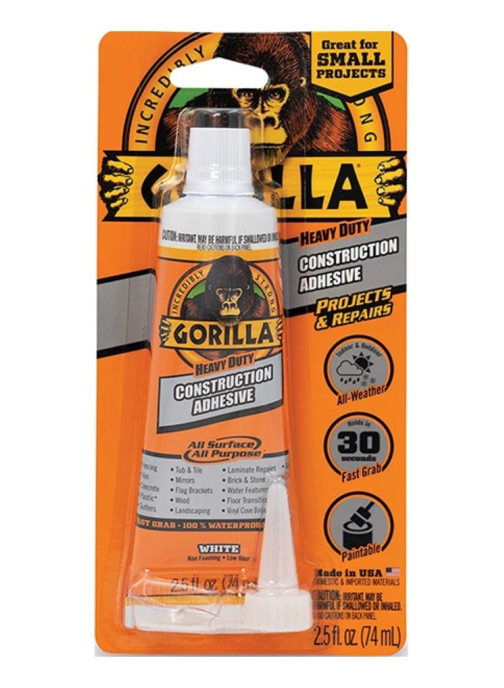 Gorilla Heavy Duty Construction Adhesive 74 ML