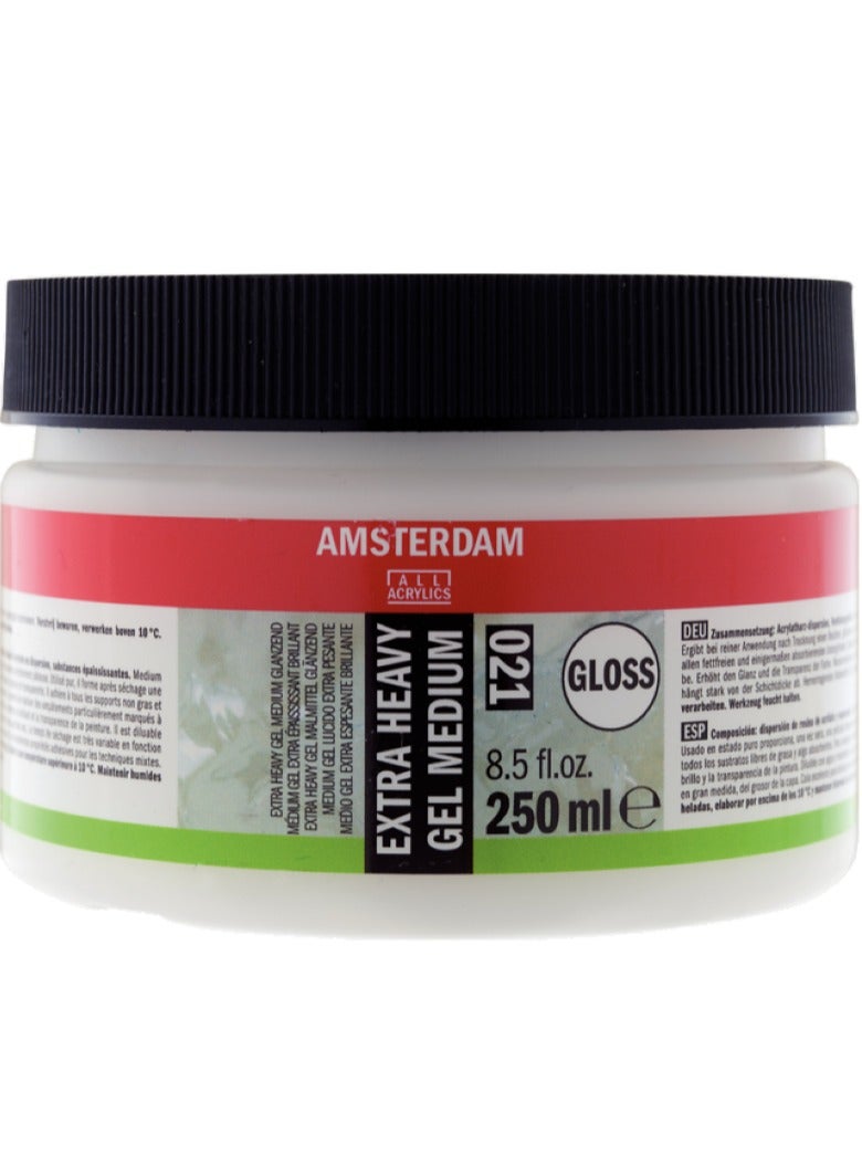 AMSTERDAM Extra Heavy Acrylic Gel Medium Gloss 250 ML