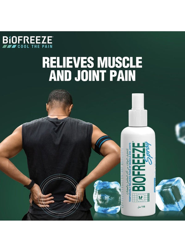 Biofreeze Pain Relief Spray 118 ML - Biofreeze