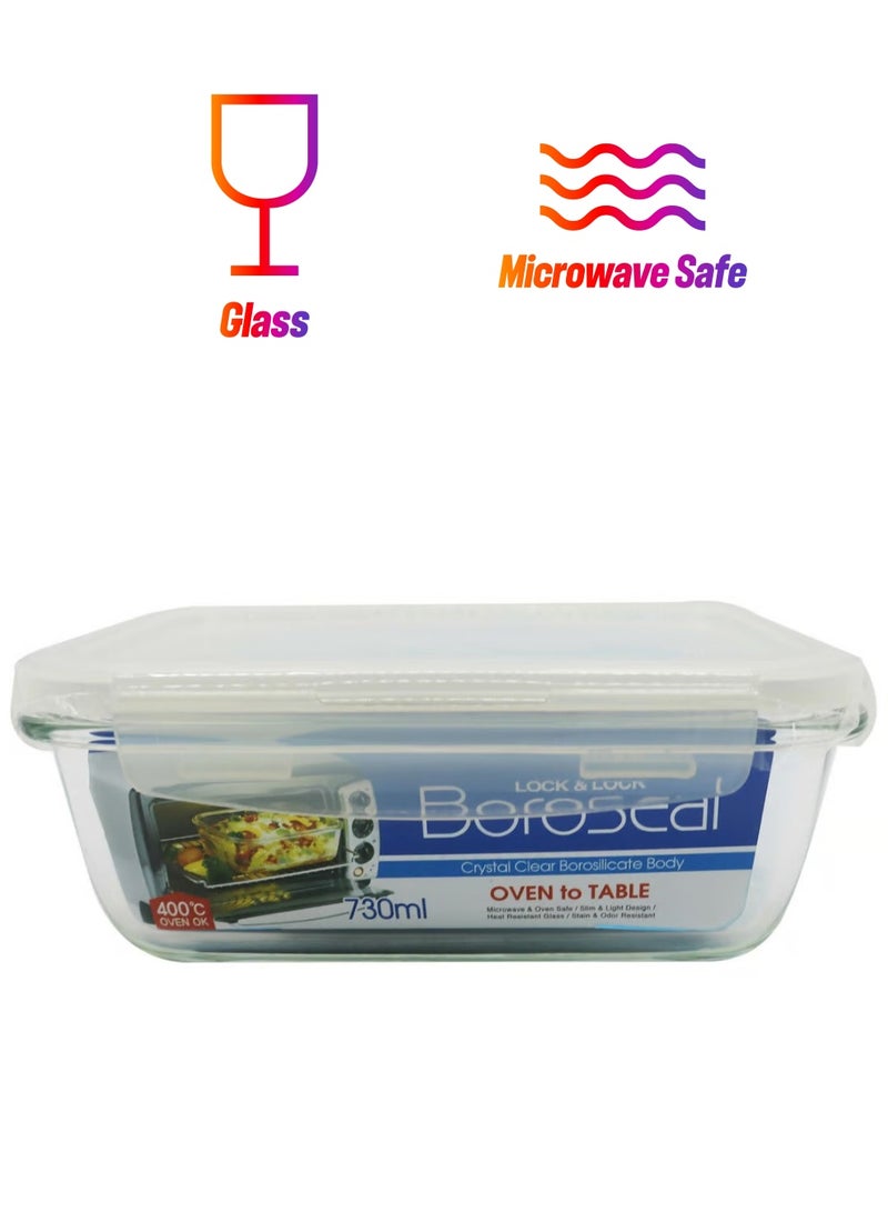 LOCK & LOCK Boroseal Glass Container 730 Ml
