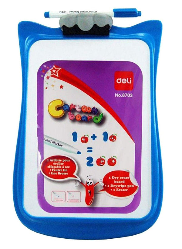 Deli Kids White Drawing Board - Assorted Colors