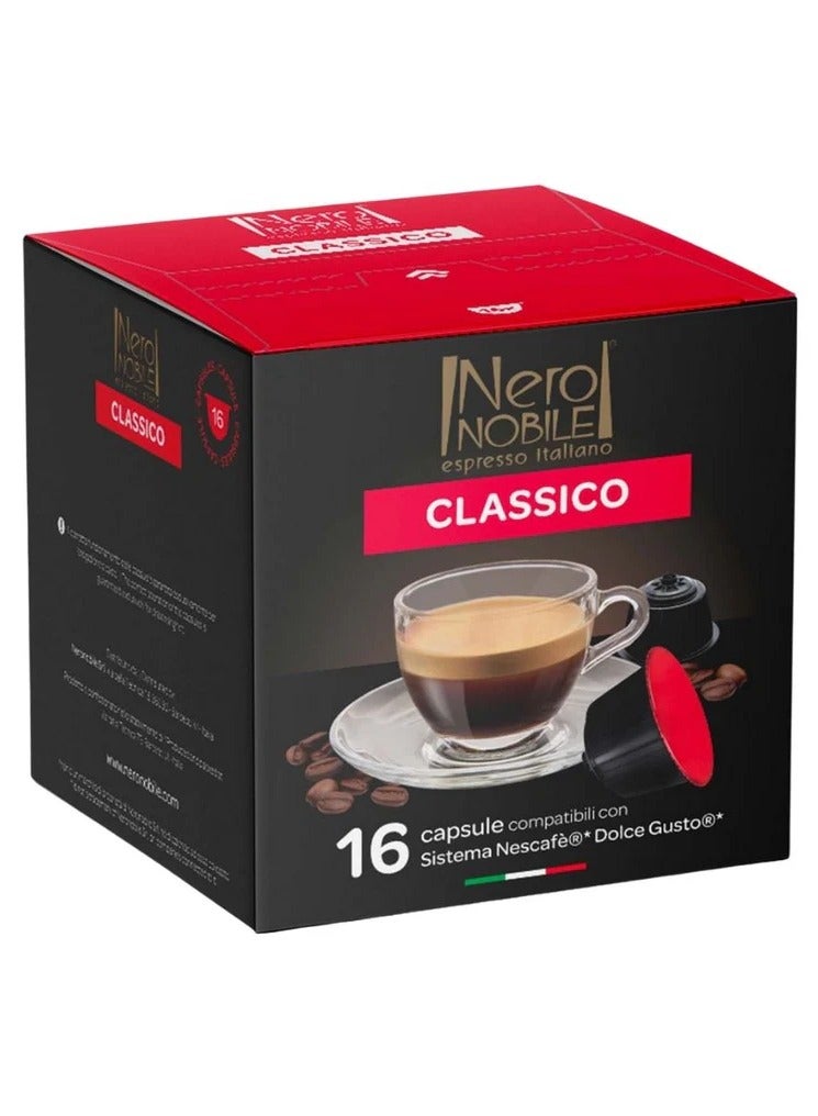 Nero Nobile Dolce Gusto Classico 16 Capsules