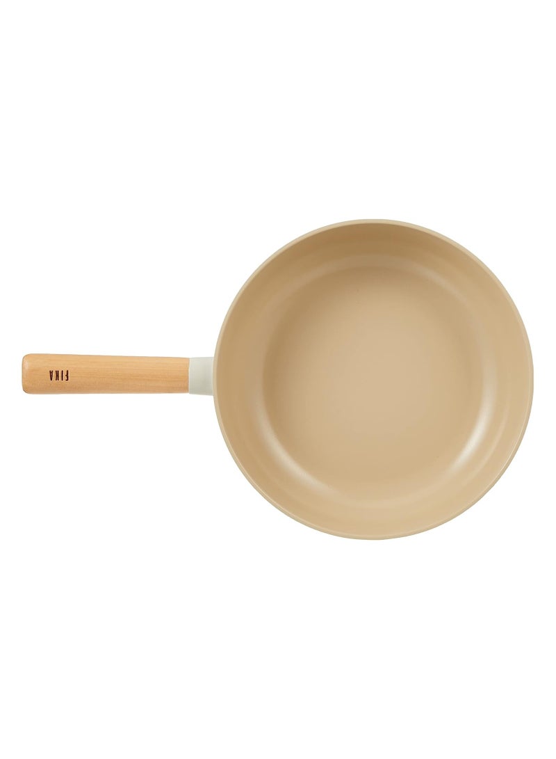 Neoflam Fika Cast Aluminum Wok 10" Beige