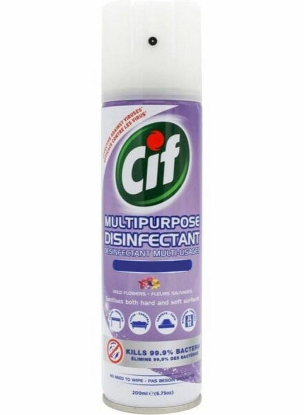 Cif Multipurpose Disinfectant Spray Wild Flowers 200ml