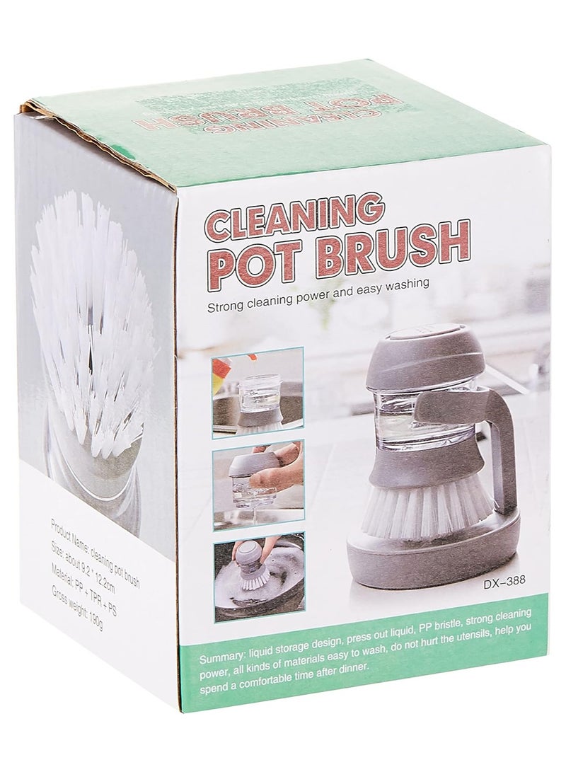Mintcraft Soap Dispensing Dishwashing Pot Brush