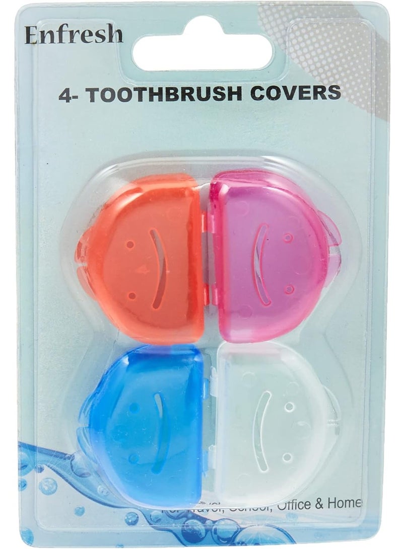 Enfresh Toothbrush Covers - 4 Pieces