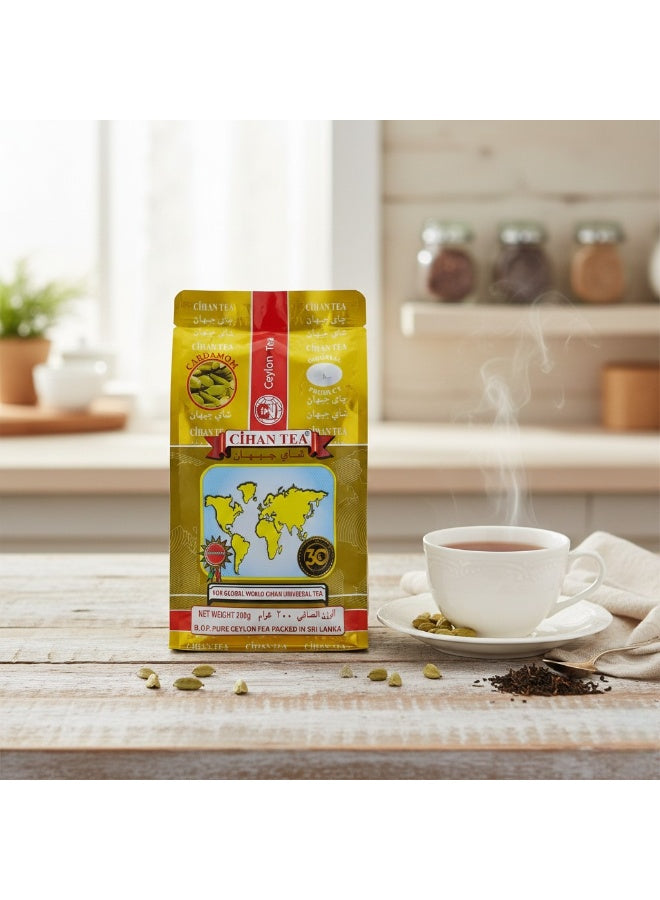 cardamom pure, cardamom pure ceylon, ceylon tea, ceylon tea 200g, cihan tea, every cup, fine cut, grade tea, lankan tea, pure ceylon, pure ceylon tea, sri lanka, sri lankan, tea 200g, tea rich
