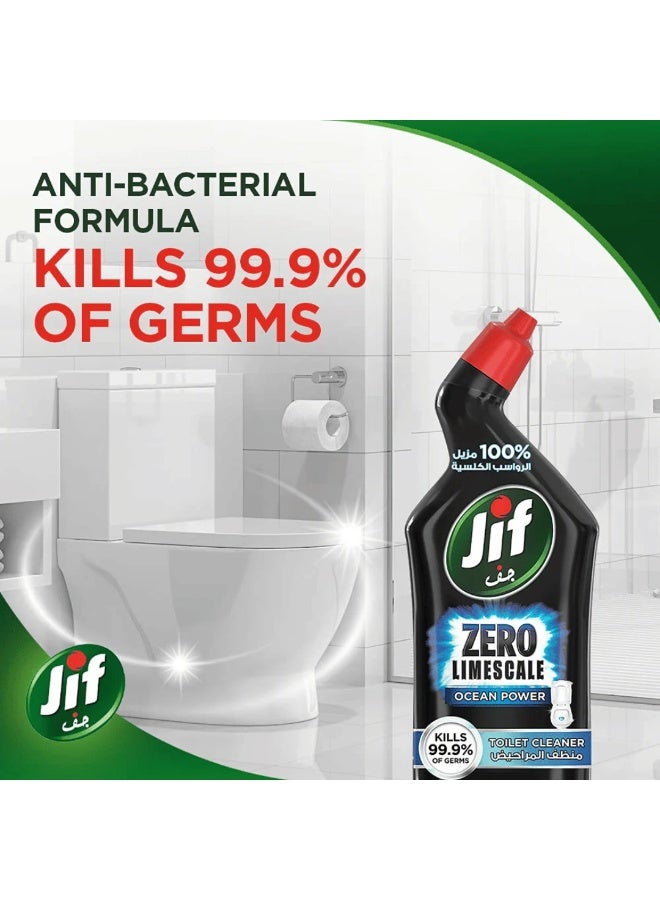 Jif Zero Limescale Ocean Power Toilet Cleaner 750 ML