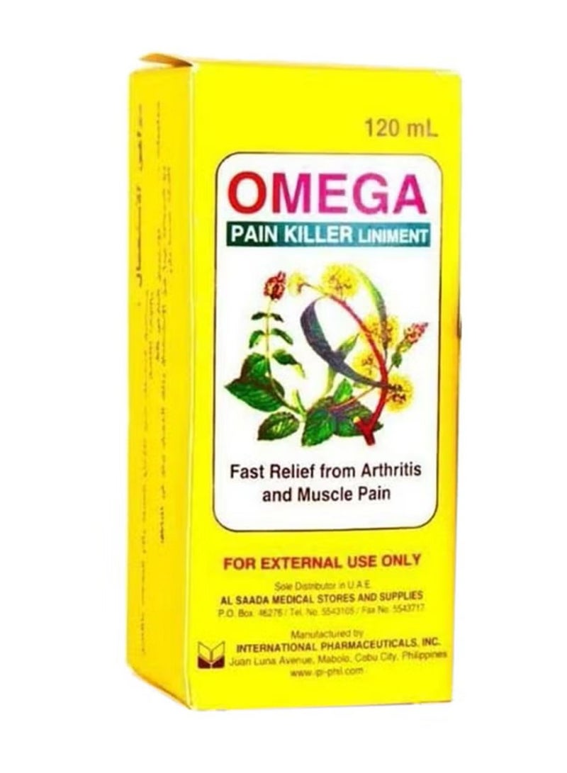Omega Pain Killer Liniment Oil - Premium Pain Relief