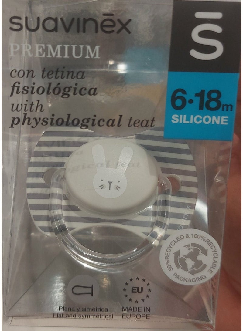 SUAVINEX Rabbit Premium Soother 6-18M