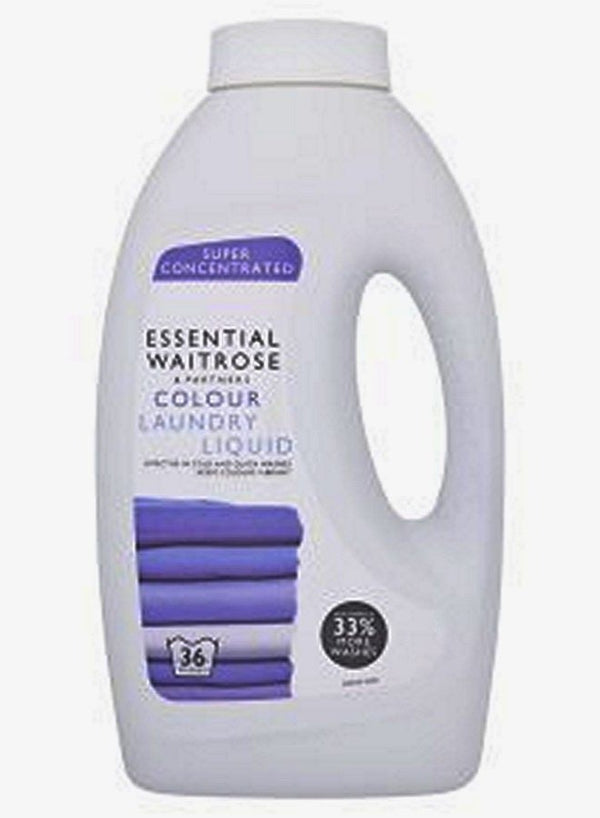 ESSENTIAL WAITROSE Colour Laundry Liquid 36 Washes 900 ML