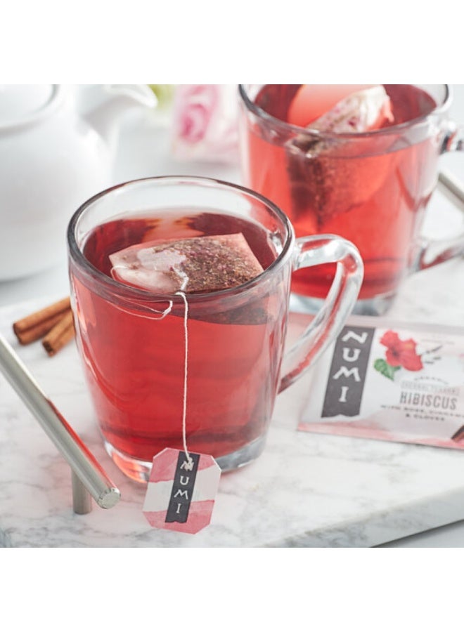 Numi Organic Tea Hibiscus Herbal Tea Bags