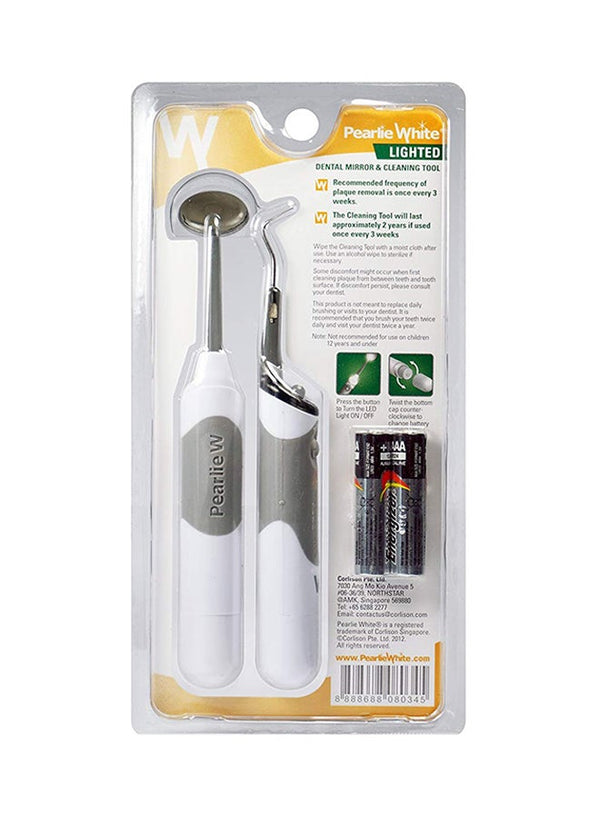 Pearlie White Dental Mirror and Cleaning Tool