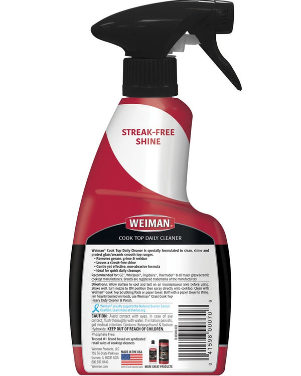Weiman Cook Top Daily Cleaner Spray 355ml