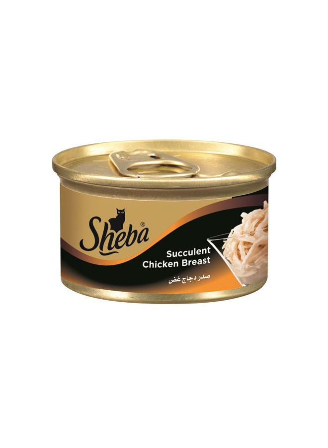 Sheba Succulent Chicken Breast Cat Food 85g