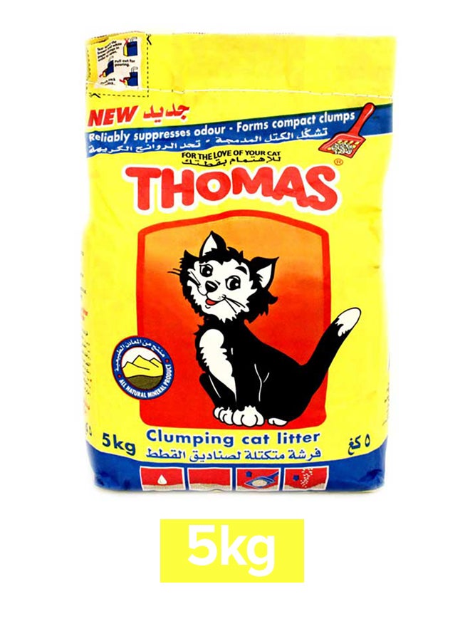 Thomas Clumping Cat Litter 5kg - Premium Pet Supplies