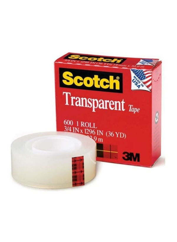 Scotch Scotch Transparent Tape Clear