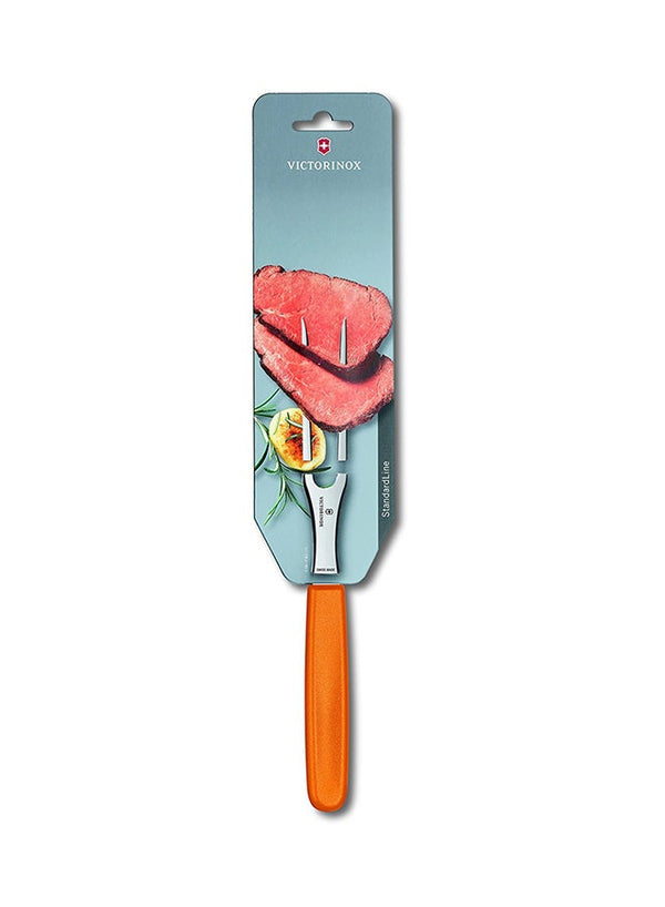 Victorinox Carving Fork Orange/Silver
