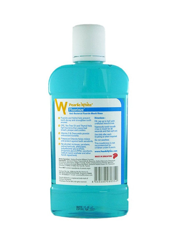 Pearlie White Anti-Bacterial Mouth Rinse 500ml