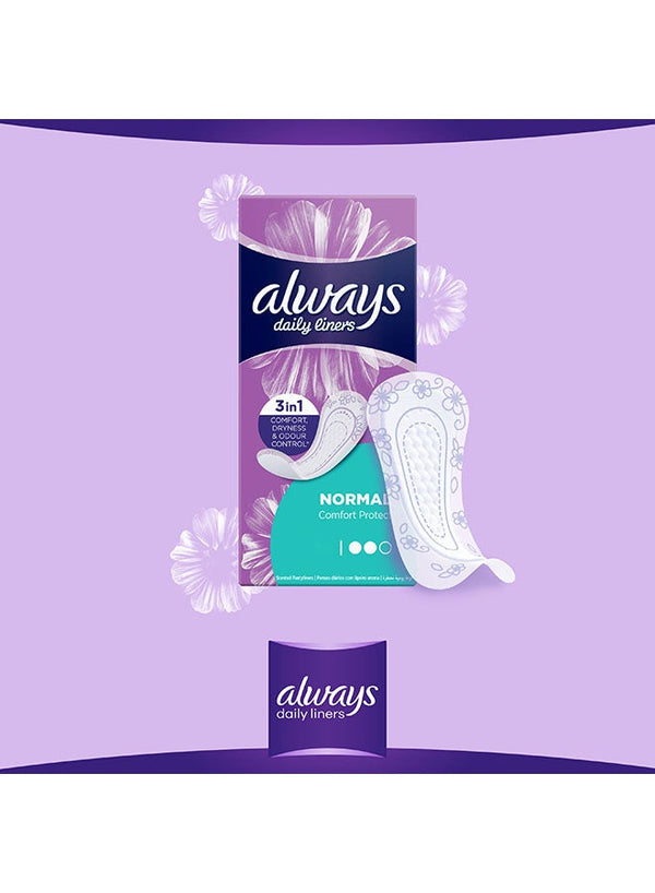 Always Daily Liners Comfort Protect Pantyliners