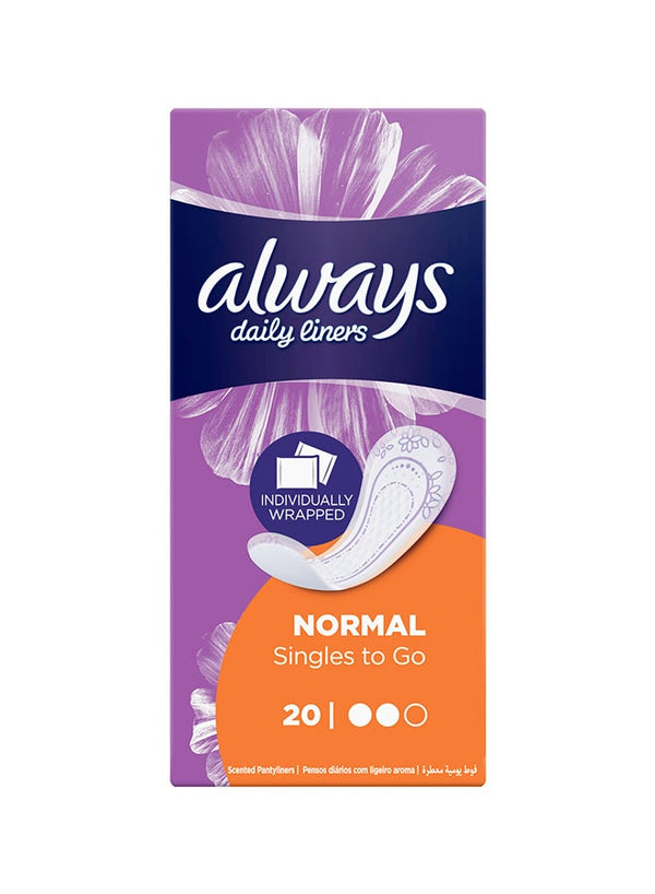 Always Daily Liners 20 Count - Premium Protection