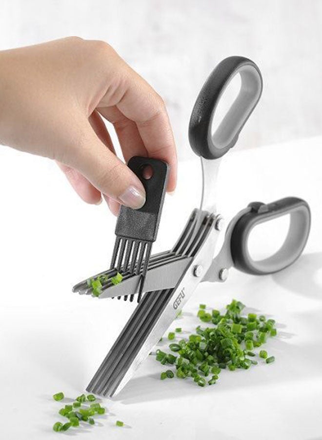 GEFU Herb Scissors with Cleaning Comb - Premium Kitchen Tool