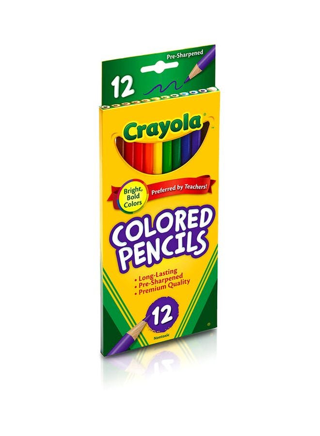 Crayola 12-Piece Colour Pencil Set - Multicolour