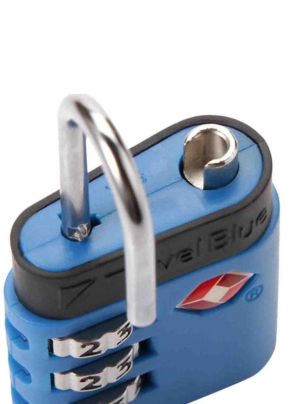 Travel Blue TSA Combi De-luxe Luggage Lock Blue