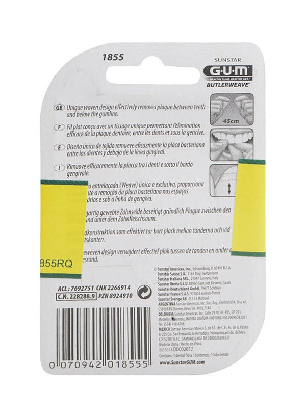 Gum Butlerweave Mint Dental Floss