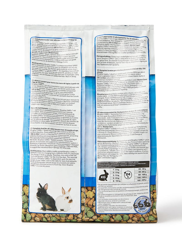 Beaphar Care+ Rabbit Food Multicolour 1.5kg