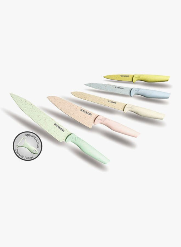 Winsor 5-Piece Knife And Peeler Set