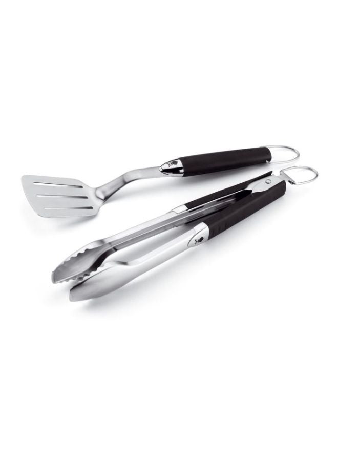 Weber 2-Piece Stainless Steel Grilling Tool Set