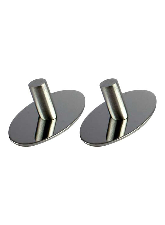 Wenko 2-Piece Piceno Hook Set Silver
