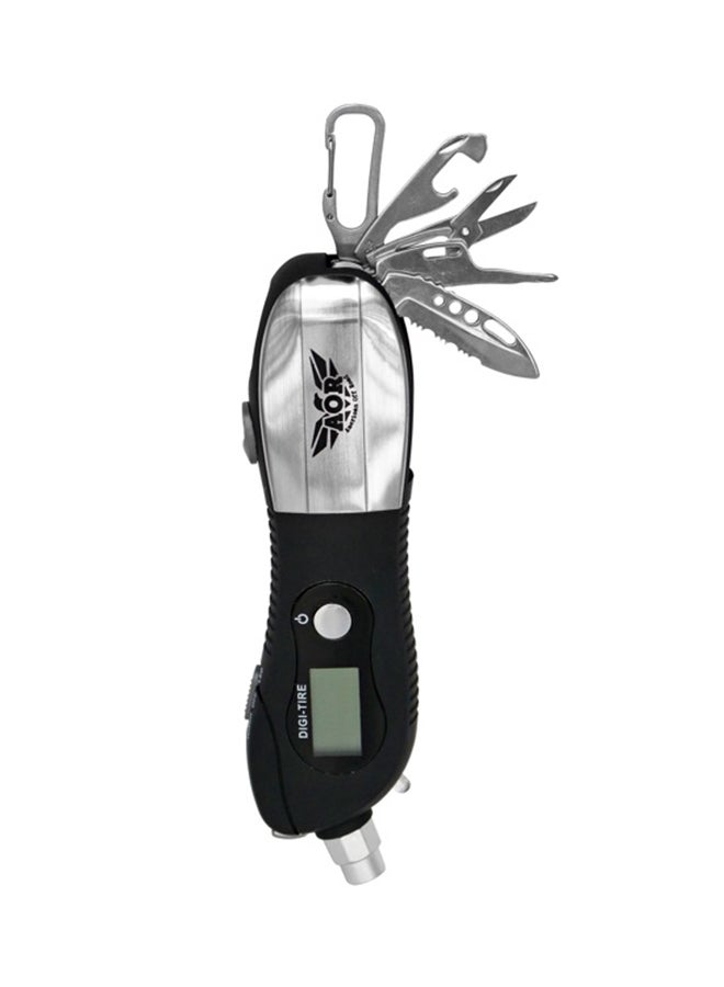 AOR Auto Emergency Tool With Tire Gauge - Premium Quality